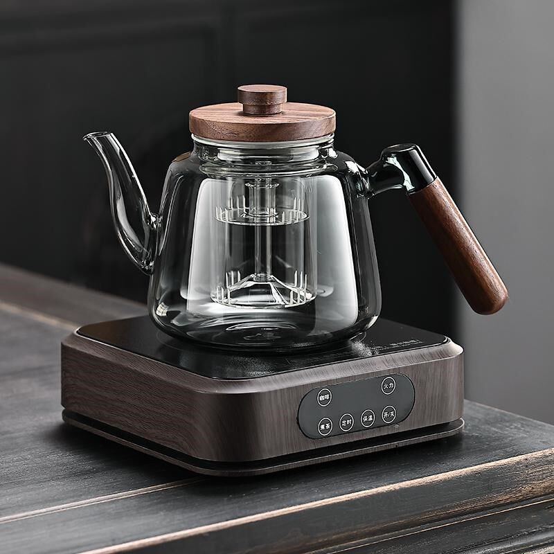 新款玻璃蒸煮一体茶壶煮茶器全自动烧水电陶炉家用养生煮茶炉套装