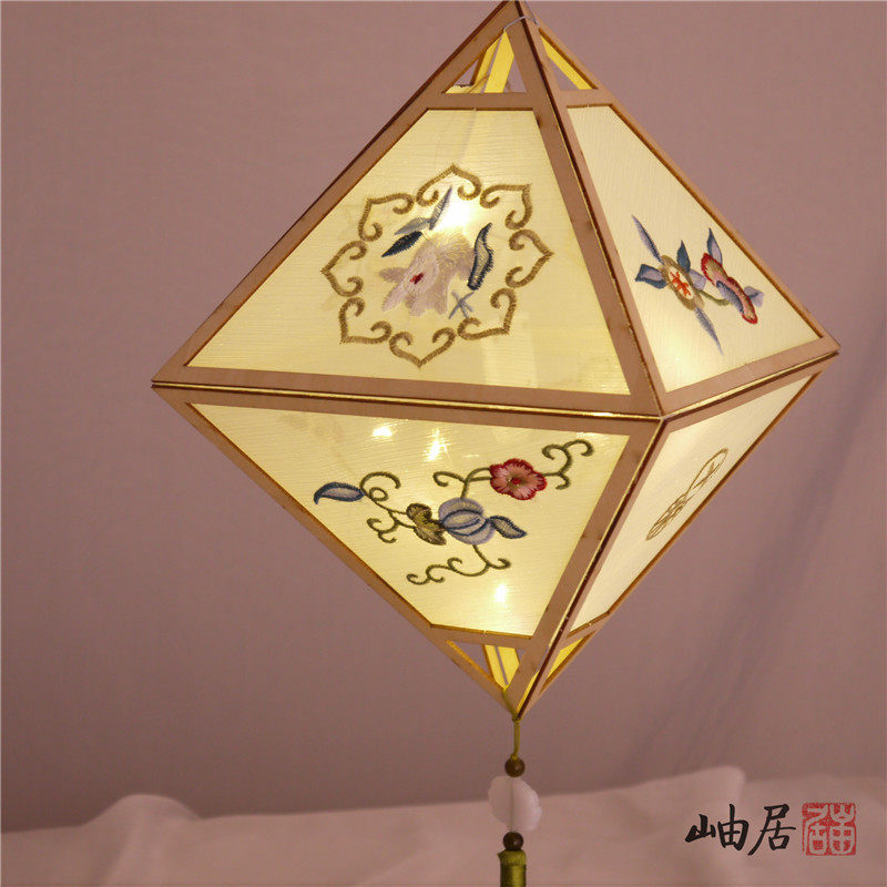 【花神兔】春节旅拍菱形手工自制diy创意宫灯材料包 手提古风花灯,节庆用品/礼品,灯笼,淘宝优惠券,粉丝福利购,淘宝优惠卷