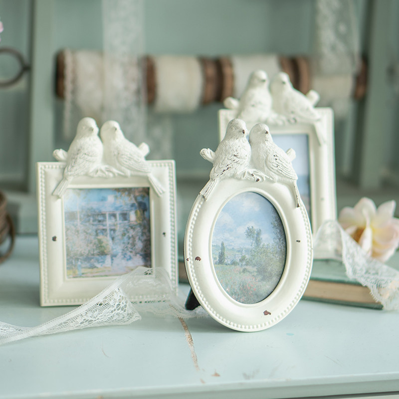 复古森林欧法式小鸟浮雕树脂白色相框架影楼婚庆家居装饰摆件道具,家居饰品,其他装饰画,淘宝优惠券,粉丝福利购,淘宝优惠卷