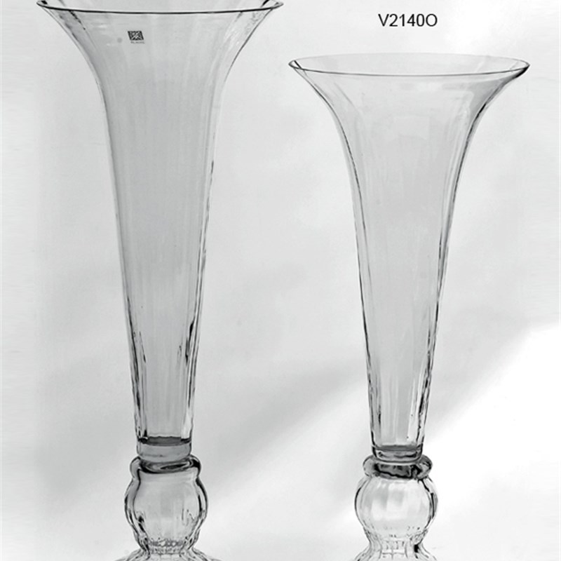 落地玻璃花瓶婚庆路引插花器皿酒店餐桌花器样板房会所展厅装饰品