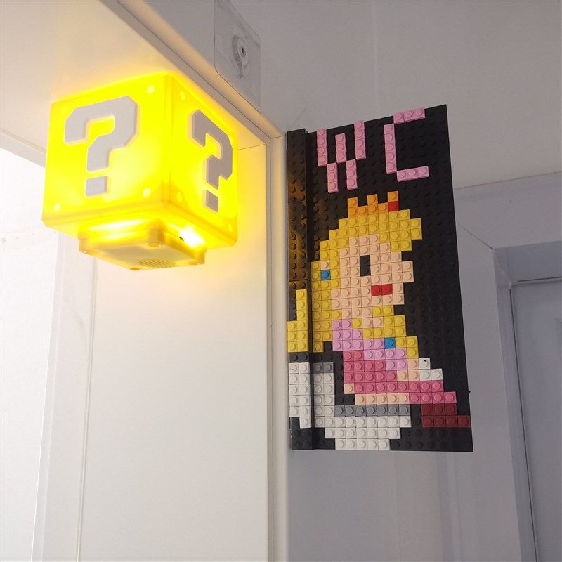 马里奥问号灯灯led声usb充电夜灯卧室宿舍房氛围灯续航手工灯光,玩具/童车/益智/积木/模型,普通塑料积木,淘宝优惠券,粉丝福利购,淘宝优惠卷