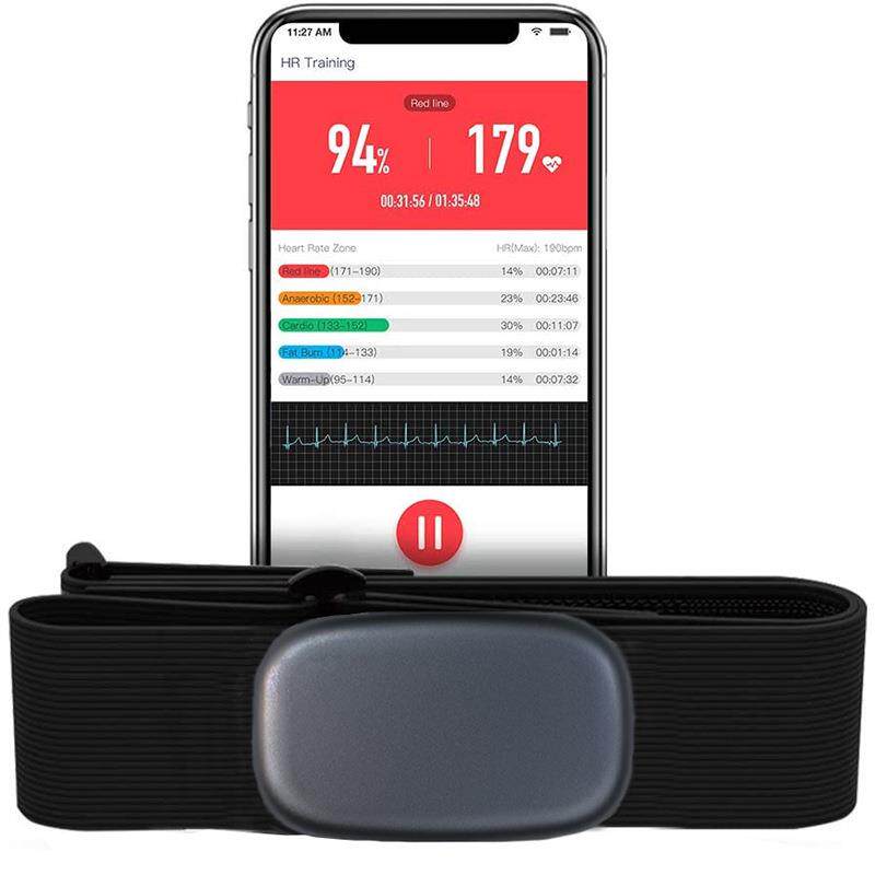 防水蓝牙50智心步率胸能带ANT心CL813跳监测仪Hiit.跑健身运动可