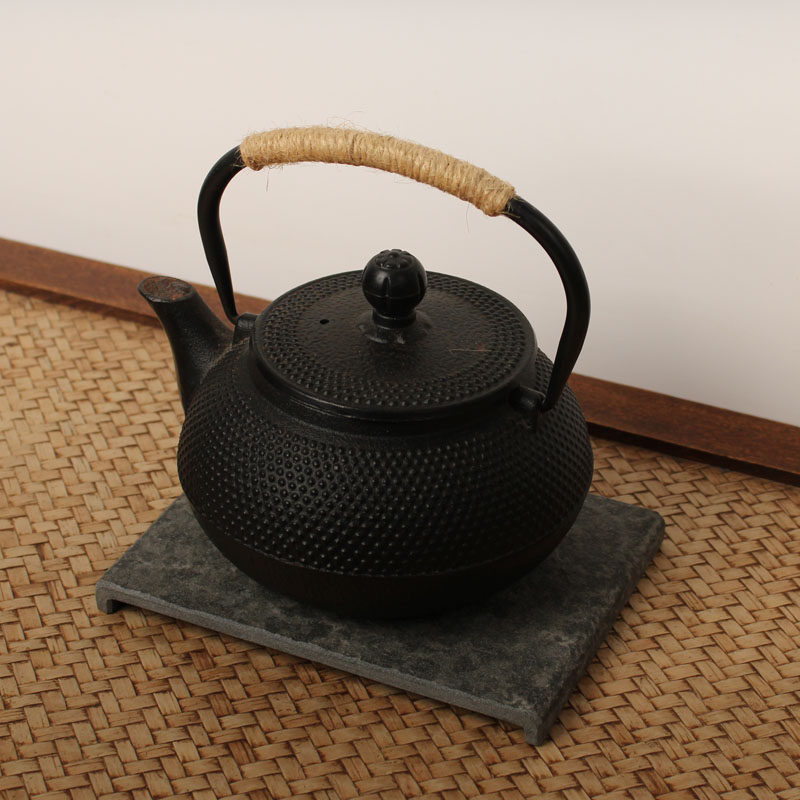 乌金石茶盘垫隔热垫干泡壶承小案台茶壶托现代功夫茶天然石材底座