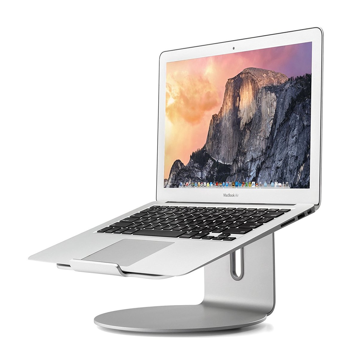 Macbook铝合金笔记本支架 埃普桌面手提电脑AP-2S增高托架可旋转