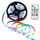 5v自粘电脑桌显示器usb氛围灯条rgb七彩幻彩跑马流水变色灯带5米