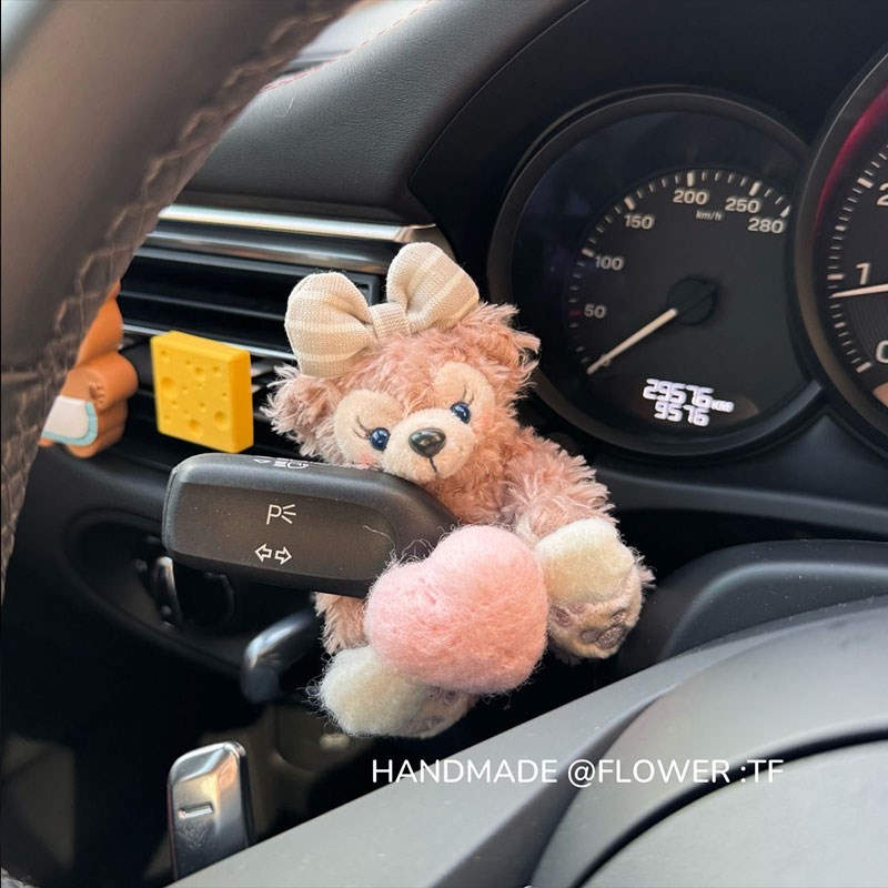 雪莉装饰玩偶公仔怀挡汽车怀档车载转向灯雨刮器车内饰品