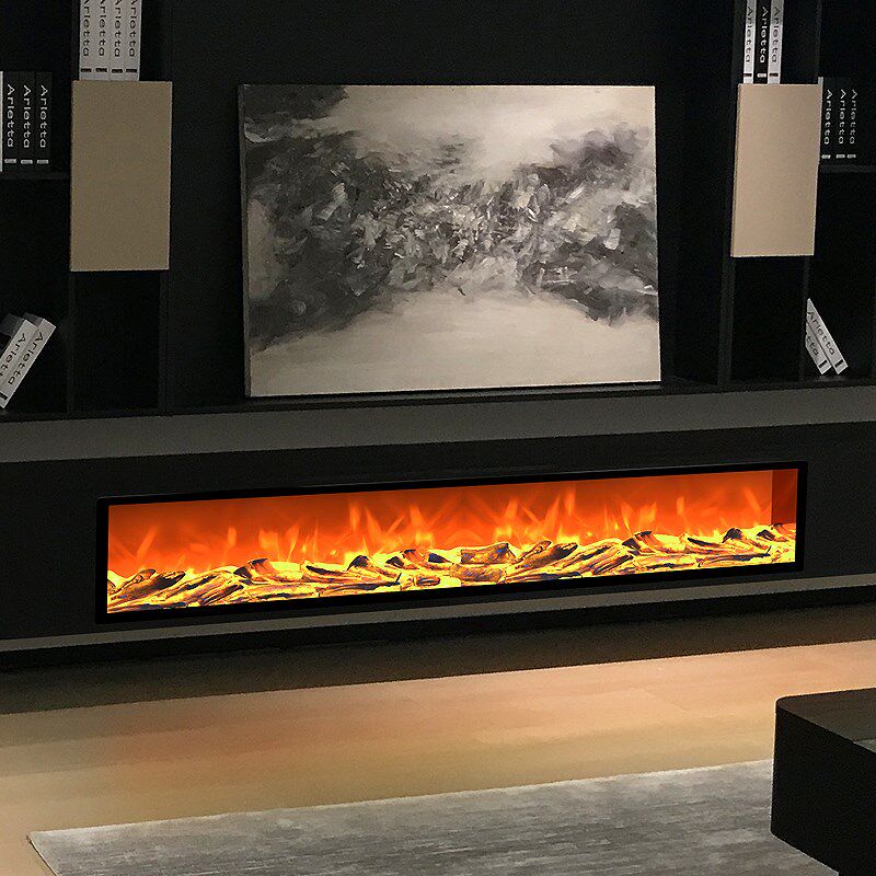 定做壁炉芯电子仿真火焰嵌入式装饰家用欧式客厅电壁炉定制木柴