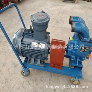 淄博龙威牌自吸齿轮油泵圆弧齿轮油泵装 卸汽柴油泵
