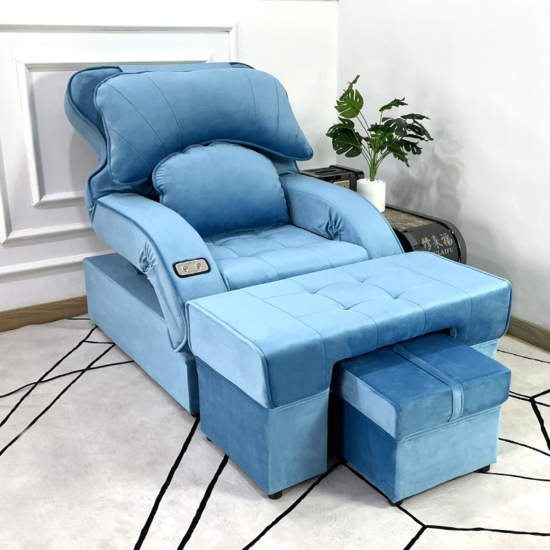 足疗按摩床平躺足浴沙发躺椅电动美甲美睫椅子足疗店按摩沙发椅