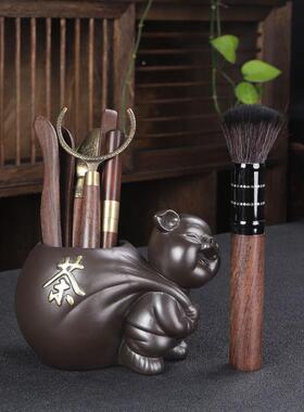 功紫砂茶道六君25689子泡茶具竹夹茶勺茶刀大全夫茶具用茶品配件