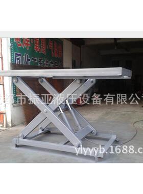 固定式液压多剪叉式升降料平梯台，汽车电动升降，3吨货STC物升降