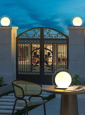 形月柱氛头灯28305别墅围墙灯户外花园庭院草坪装饰灯围大圆门球