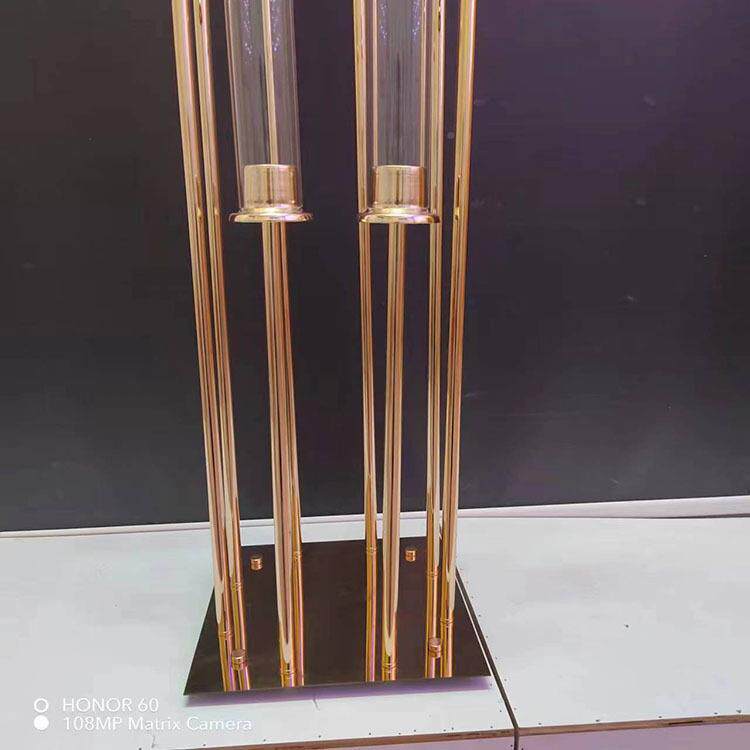 8头步步烛台摆件酒店烛装饰-用品浪漫光晚餐烛台新蜡款婚庆高道具