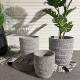 客创意落地水泥F99128花盆现代简约器厅室外绿植花器大号盆栽容内