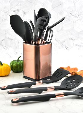 硅胶厨具收全包硅胶厨具kithen硅胶厨套装13件c套具烹饪铲勺套装