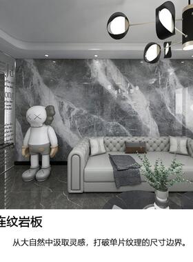 四川夹连纹大板800*260别墅酒店写字楼前江台0堂大背景墙G26R170