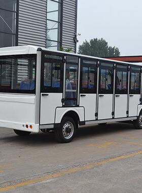 华瑞达封HRCD-GD2驰闭款23座区景电动观光园区摆渡游览车接待车