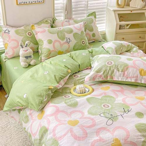 高档100全棉四件套纯被套.8x2米棉被罩1801x20cm双人2.00x2.3床上