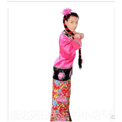 高档纤夫的爱雌蹈服装双面人阴阳人雄笑同体搞半男半舞女反串表演