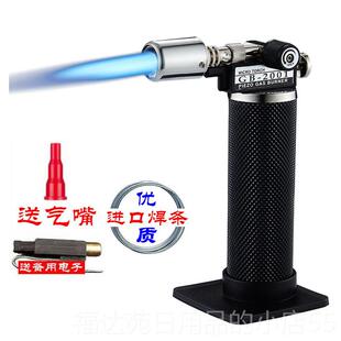 高档不锈钢焊金属气箱烧验黄家用接金喷火枪打火机烘焙炭高温焊枪