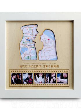 高档军恋异地恋情朋友侣礼物di小y手工圣诞节送女男友友女生男生