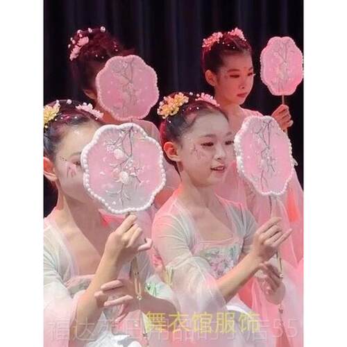 高档能忆江南舞童蹈服装不女子扇子群舞表演套装荷舞花奖儿古典演