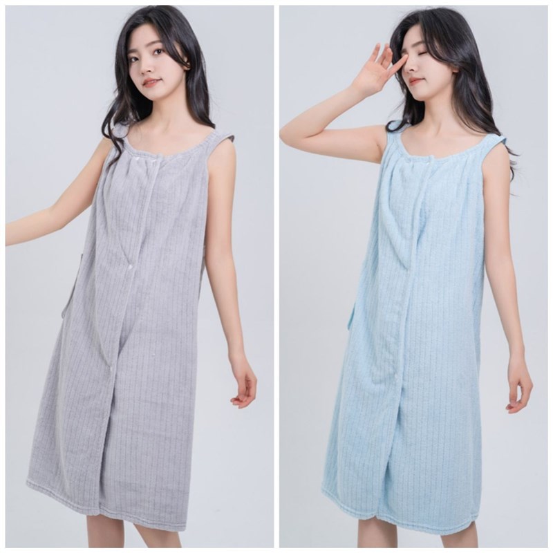 一件新款柔软吸水速干女士可穿浴裙浴巾不掉毛家用沐浴浴袍