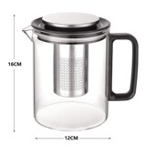 适配茶吧机玻璃泡茶壶导热保温加厚防爆高硼硅茶水分离器