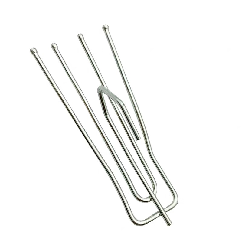 出口布叉四叉勾加粗半钩四爪钩窗帘挂钩环挂衣钩短勾式10只起