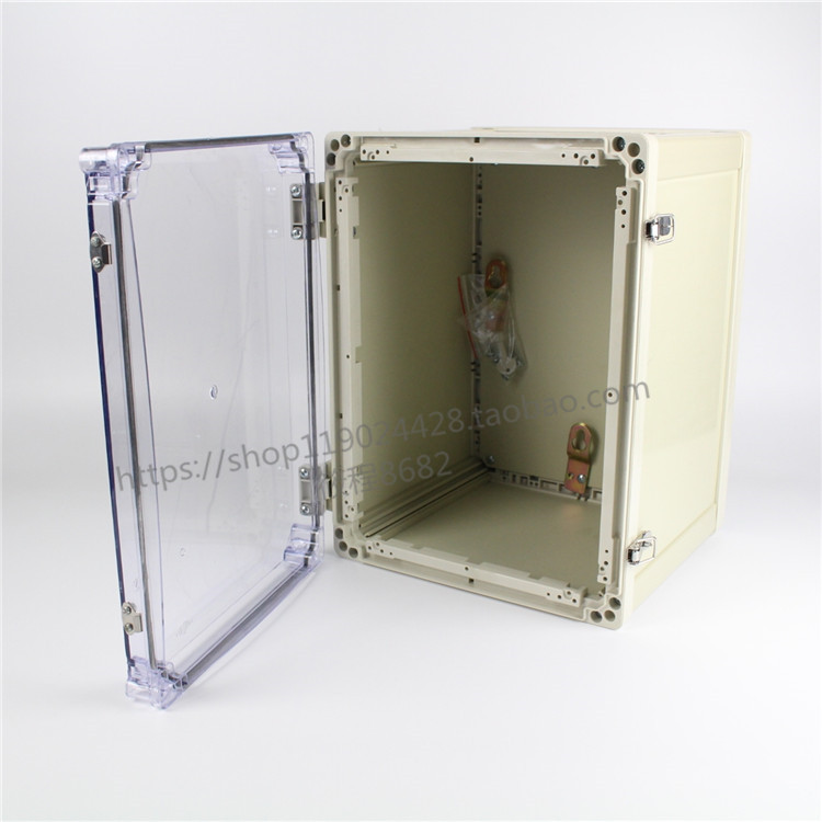 透明搭扣 400 300 300 PVC塑料防水配电箱 接线箱 防水空开配电箱