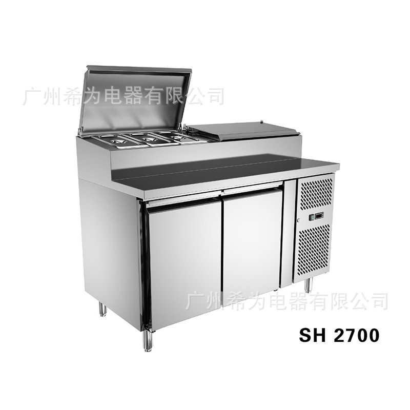 商用卧式工作台冷柜省点保鲜