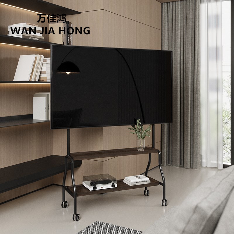 电视可移动支架客厅卧室会议室通用小户型简约43-75寸落地式挂架