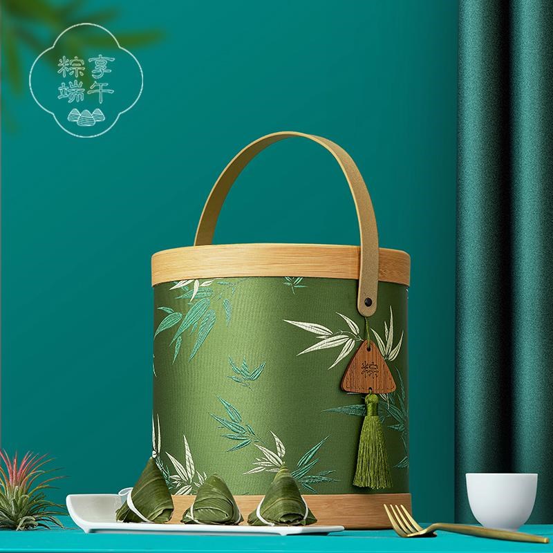 20新款端午节粽子礼品盒手提纸罐高端糕点咸鸭蛋粽子包装盒定制