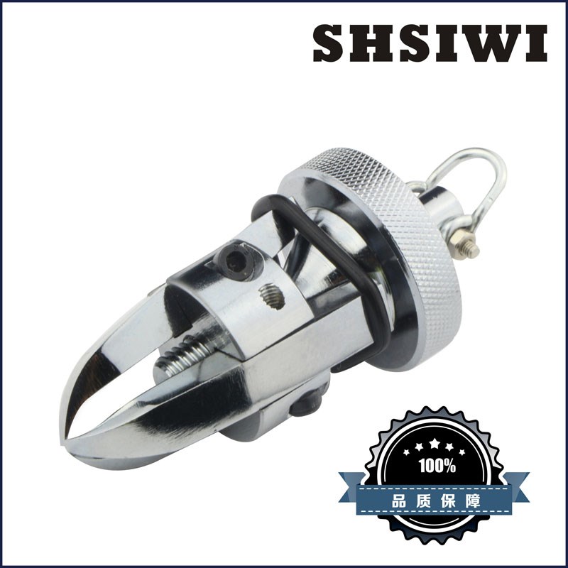 上海思为 纽扣夹具SJ-0  三爪钳夹具 纽扣拉力计测试台