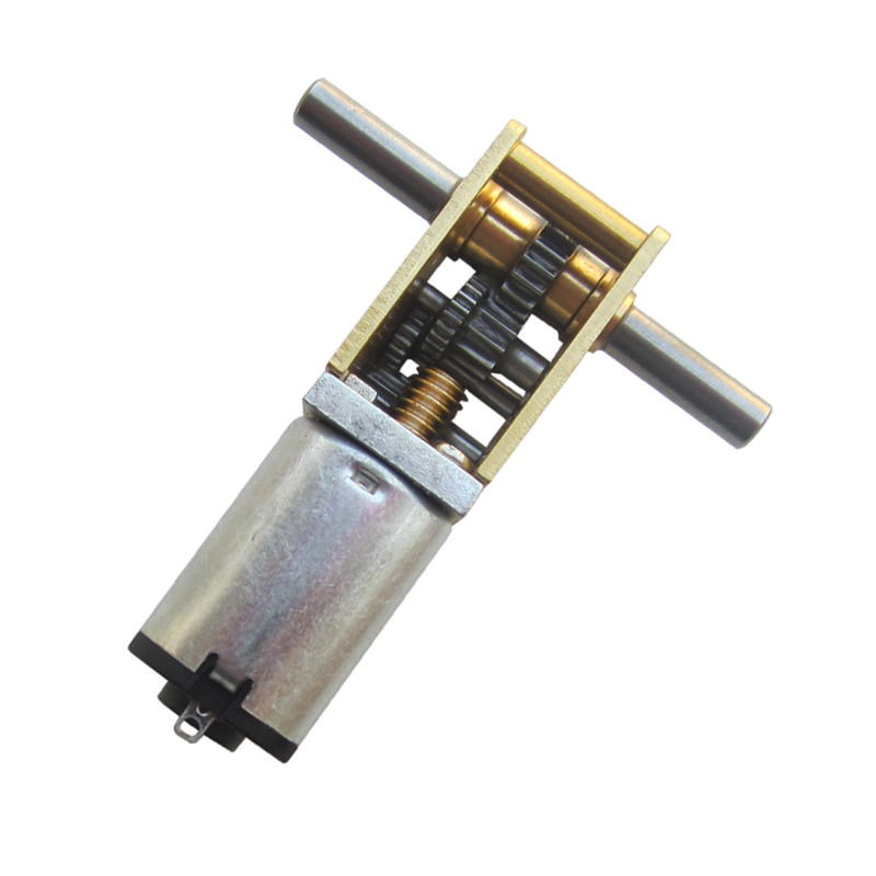 轴18-N20涡轮蜗杆直流减速电机3VVV智能小车齿轮电动马达