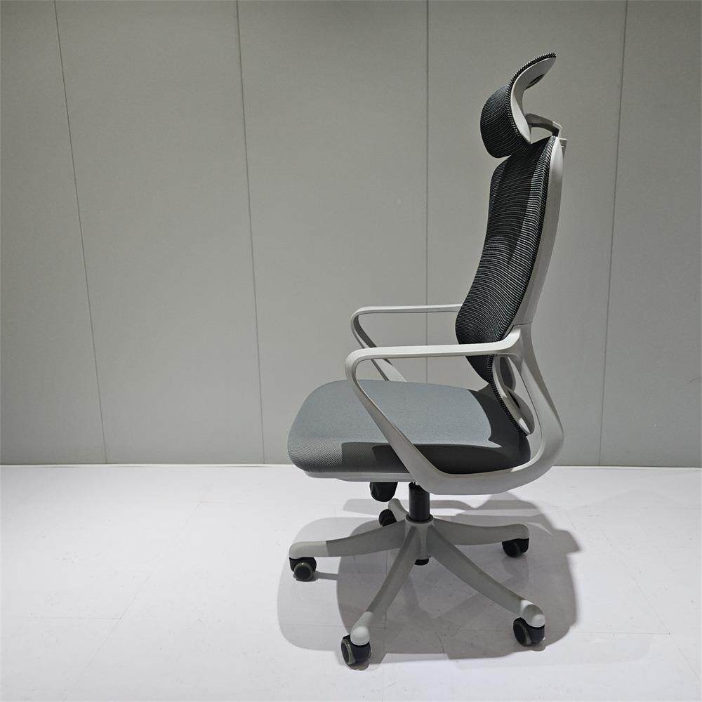 躺办公椅腰舒适简约可护转椅人体工学电877-101脑椅升降带头枕职