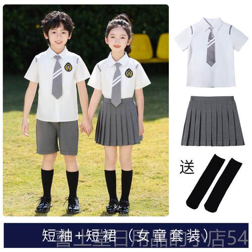 高档童合唱团表演服儿、幼儿园业摄影班服装小学生诗毕歌朗诵、比
