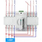 高档双电源自动转开关30V切换控制双路转换换开关63a8三相四线包