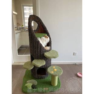 高档现货Camily2019绿野仙踪仙猫爬猫架树洞猫猫屋毛绒猫窝猫居树