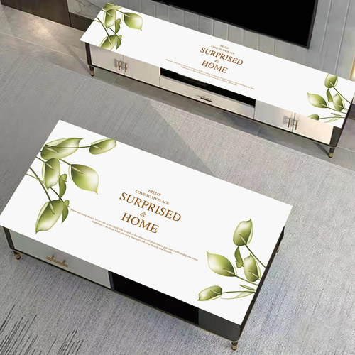 免洗防水pvc软玻璃水晶板清新现代餐桌茶几电视柜盖垫办公桌布垫