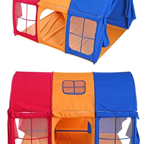 新款儿童床帐篷床幔儿童室内小帐篷彩色游戏床上帐篷蚊帐顶蓬定做