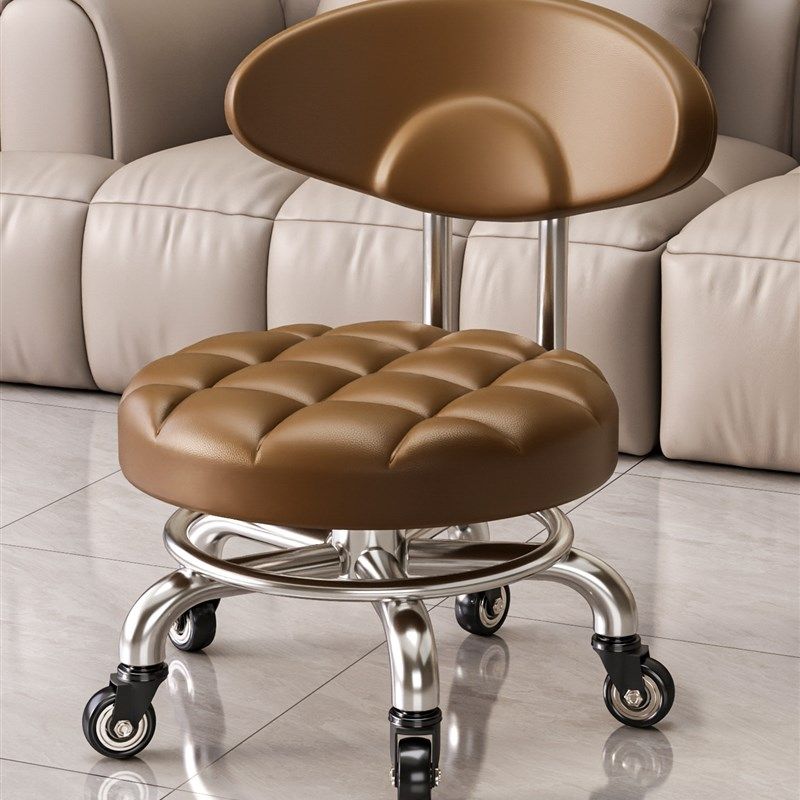 带轮带娃客厅靠背小椅子意式万向轮小凳子滑轮移动凳子家用矮凳,住宅家具,万向轮凳,淘宝优惠券,粉丝福利购,淘宝优惠卷