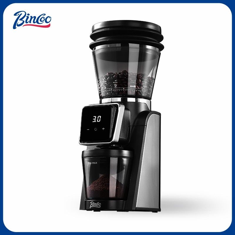 Bincoo电动磨豆机咖啡豆研磨机家用手冲咖啡意式全自动商用磨粉器