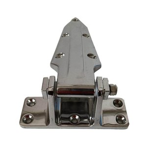 BX-1460冷库门铰链 保鲜冷冻速冻抛光镀亮铬冷库凸门 冷库门合页