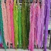 永生花吊米柔丽丝情人泪干花包白色客厅家居软装 花艺美陈红色材料