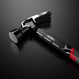 杜邦羊角锤一体通心双向拔钉木工淬火小铁锤工具磁吸碳钢锻造锤子