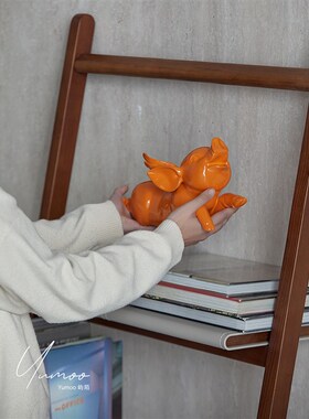 屿陌家居小飞猪摆件创意卡通可爱客厅电视柜酒柜玄关小众装饰品