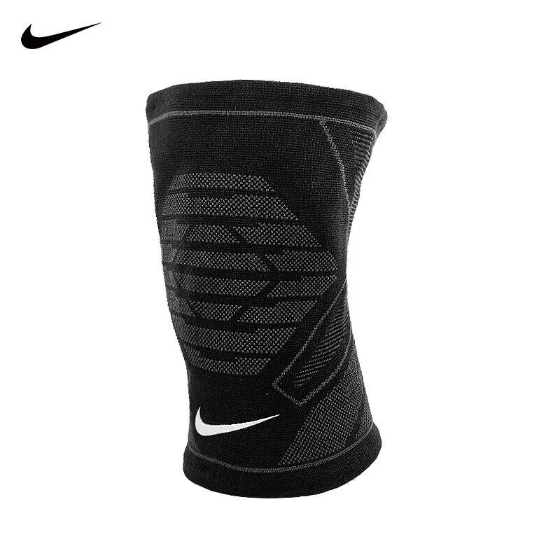 Nike耐克运动护膝专业防护篮球跑步健身男女通用膝盖护具针织透气