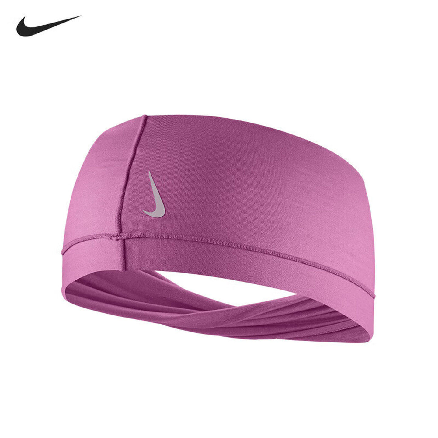 Nike耐克头带运动护具吸汗健身训练男女通用紫色束发带