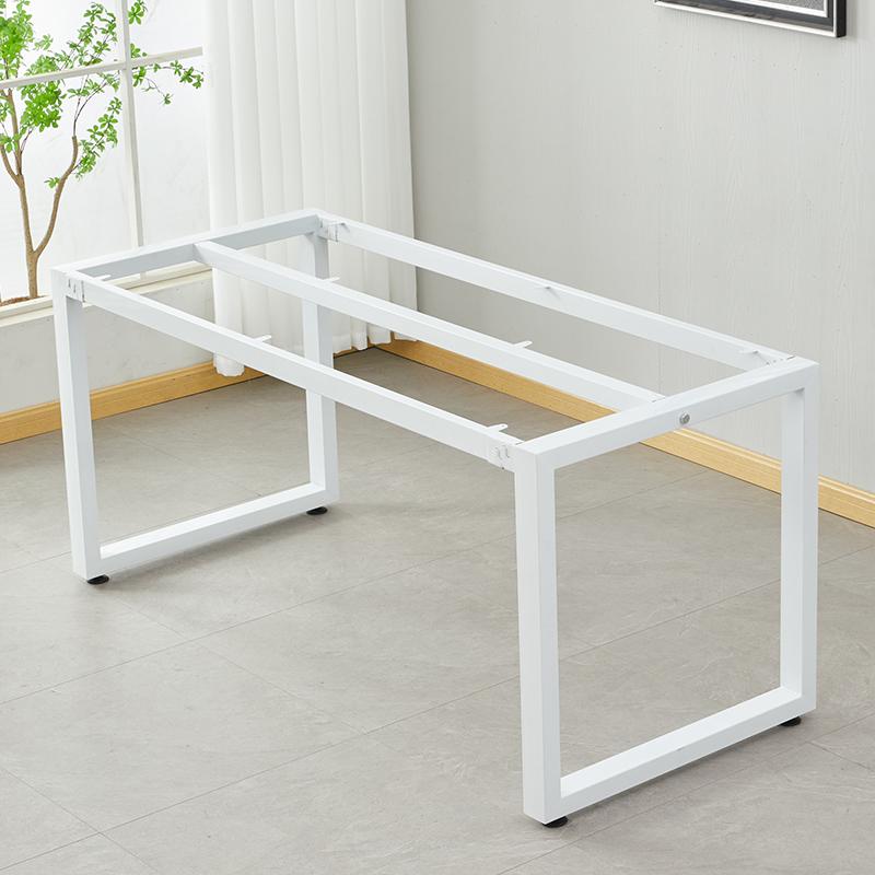 定制铁艺桌腿支架实木岩板大理石办公电脑桌架会议桌脚工作台支架